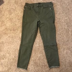 Gap green jeans